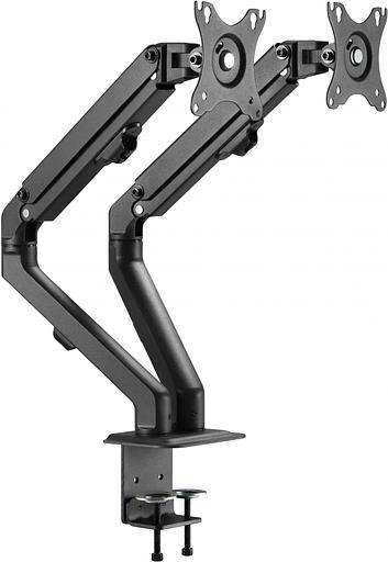 Кронштейн для мониторов Ultramounts UM729 черный 17"-27" макс.7кг крепление к столешнице поворот и наклон фото 4