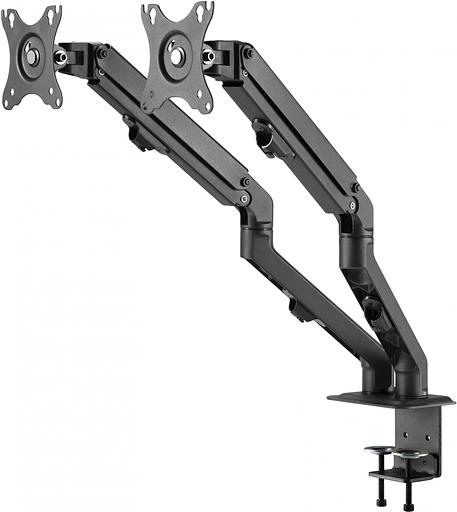 Кронштейн для мониторов Ultramounts UM729 черный 17"-27" макс.7кг крепление к столешнице поворот и наклон фото 6