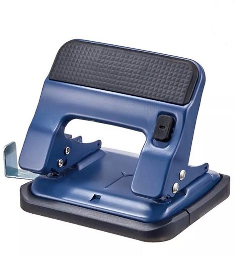 Дырокол Kw-Trio 09616BLUE макс.:30лист. металл синий отв.:2 фото 1