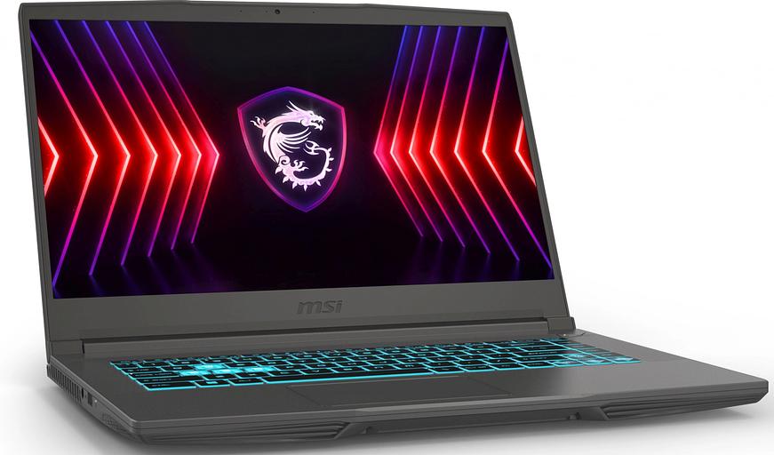 Ноутбук MSI Thin 15 B12UC-1628XRU Core i7 12650H 16Gb SSD512Gb NVIDIA GeForce RTX4050 6Gb 15.6" IPS FHD (1920x1080) Windows 11 grey WiFi BT Cam (9S7-16R831-1292) фото 3