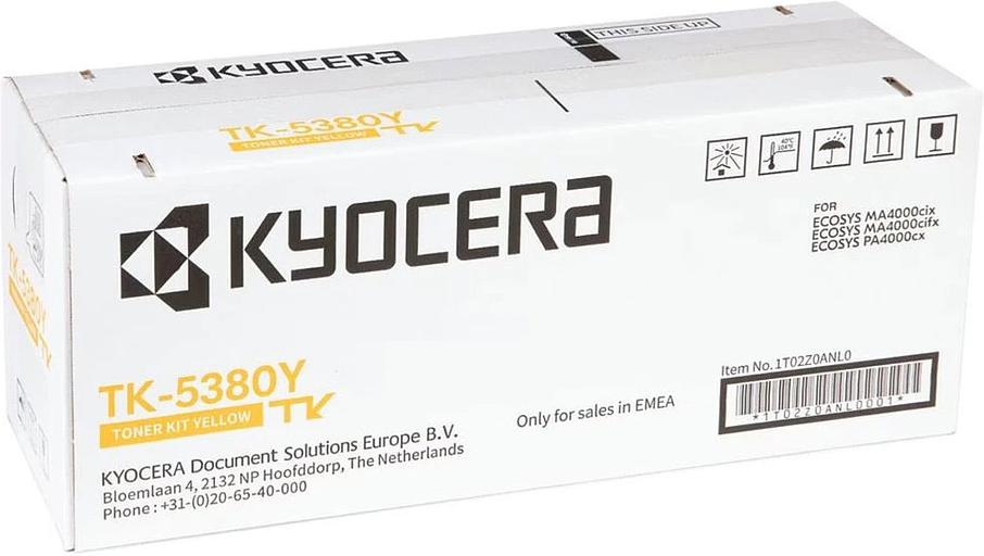 Картридж лазерный Kyocera TK-5380Y 1T02Z0ANL0 желтый (10000стр.) для Kyocera PA4000cx/MA4000cix/MA4000cifx фото 1