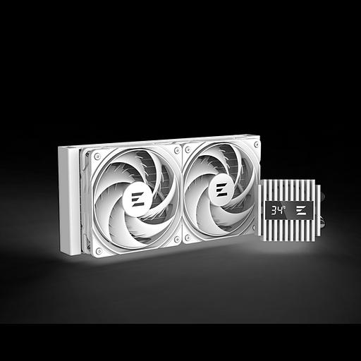 Система водяного охлаждения Zalman CPU Liquid Cooler 240mm, ARGB, white (ALPHA2 A24 White) фото 2