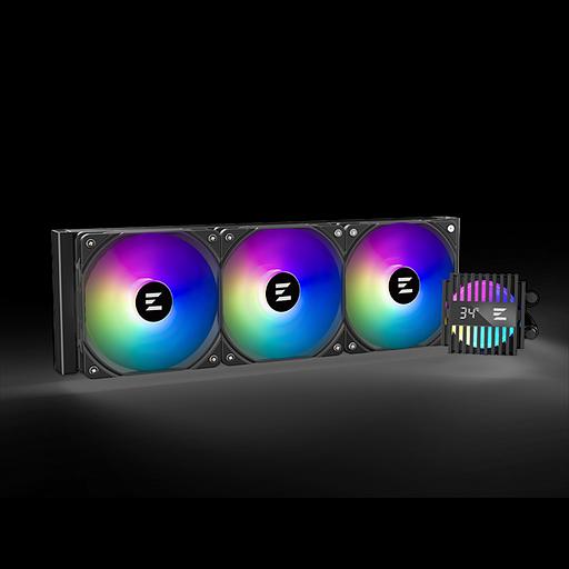 Система водяного охлаждения Zalman CPU Liquid Cooler 360mm, ARGB, black (ALPHA2 A36 Black) фото 1