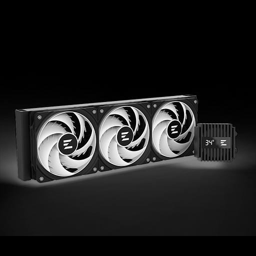Система водяного охлаждения Zalman CPU Liquid Cooler 360mm, ARGB, black (ALPHA2 A36 Black) фото 2