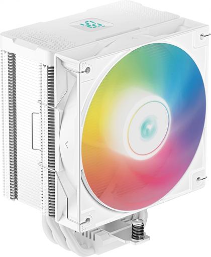 Кулер для процессора DEEPCOOL AG500 DIGITAL WH ARGB LGA1700/1200/115X/AM5/AM4 (9шт/кор, TDP 240W, PWM, ARGB Fan 120mm, 5 тепл. трубок, белый) RET (AG500 DIGITAL WH ARGB) фото 1
