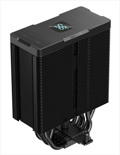 Кулер для процессора DEEPCOOL AG500 DIGITAL BK LGA1700/1200/115X/AM5/AM4 (12шт/кор, TDP 240W, PWM, Fan 120mm, 5 тепл. трубок) RET (AG500 DIGITAL BK) фото 6