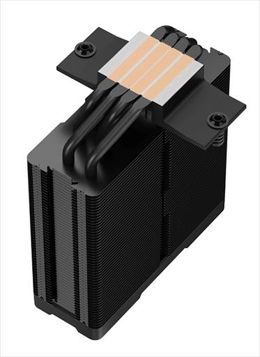 Кулер для процессора DEEPCOOL AG400 DIGITAL PLUS LGA1700/1200/115X/AM5/AM4 (9шт/кор, TDP 220W, PWM, DUAL ARGB Fan 120mm, 4 тепл. трубки, черный) RET (AG400 DIGITAL PLUS) фото 4