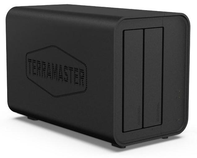 Система хранения данных TerraMaster D2-320 DAS tower/JBOD,RAID0,1/up to 2 SATA(3,5' or 2,5')/1xUSB3.1 Type-C gen2/1xPS/1YW (D2-320) фото 2