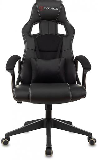 Кресло игровое Zombie Arena черный эко.кожа/ткань крестов. пластик фото 2