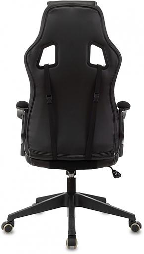 Кресло игровое Zombie Arena черный эко.кожа/ткань крестов. пластик фото 6