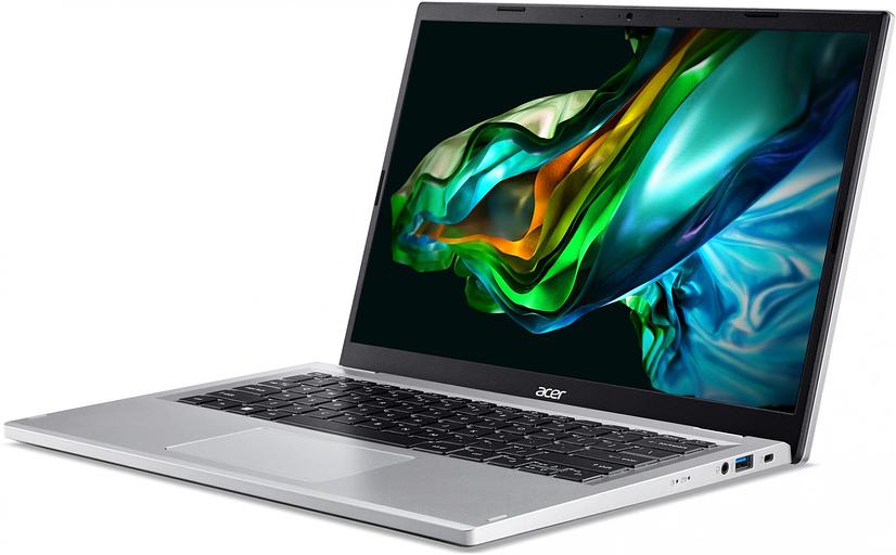 Ноутбук Acer Aspire 3 A314-42P-R7LU Ryzen 7 5700U 8Gb SSD512Gb AMD Radeon 14" IPS WUXGA (1920x1200) noOS silver WiFi BT Cam (NX.KSFCD.006) фото 3