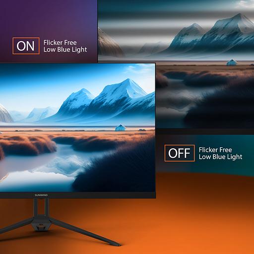 Монитор SunWind 27" SUN-M27BA108 черный IPS 3ms 16:9 HDMI матовая 280cd 178гр/178гр 2560x1440 144Hz G-Sync DP FHD 4.2кг фото 4