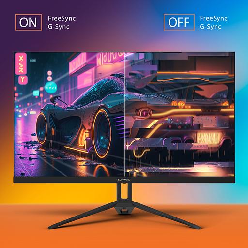 Монитор SunWind 27" SUN-M27BA108 черный IPS 3ms 16:9 HDMI матовая 280cd 178гр/178гр 2560x1440 144Hz G-Sync DP FHD 4.2кг фото 5