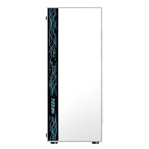 Ginzzu A390 White Window RGB подсветка 1*USB 3.0, 2*USB 2.0, AU фото 3