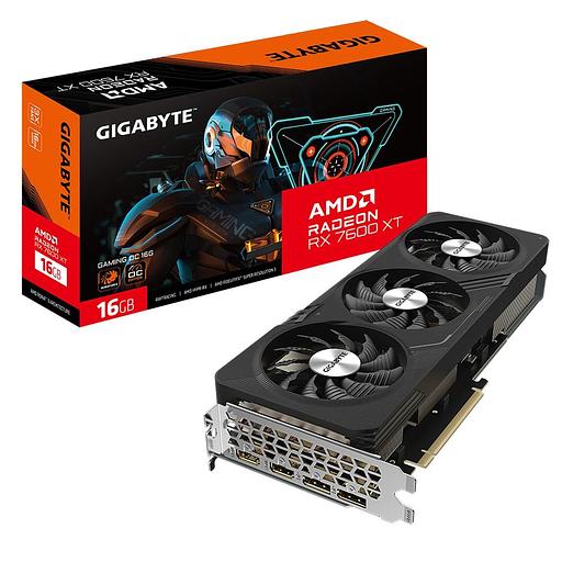 Видеокарта Gigabyte PCI-E 4.0 GV-R76XTGAMING OC-16GD AMD Radeon RX 7600XT 16Gb 128bit GDDR6 2355/18000 HDMIx2 DPx2 HDCP Ret фото 1