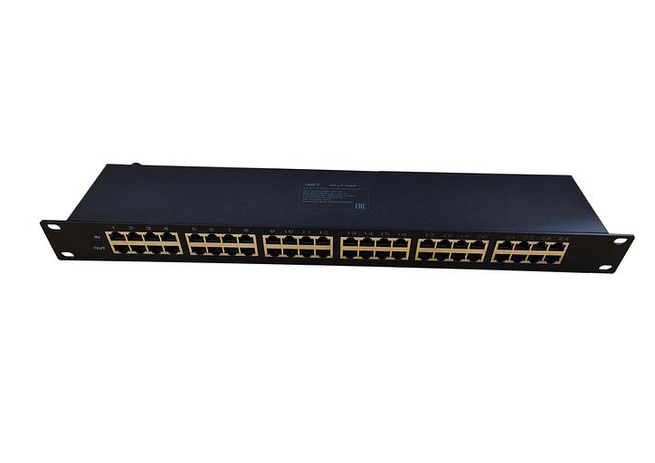 Устройство грозозащиты Gigabit Ethernet PoE на 24 канала New System Technologies (NST) NS-LP-24GP фото 2