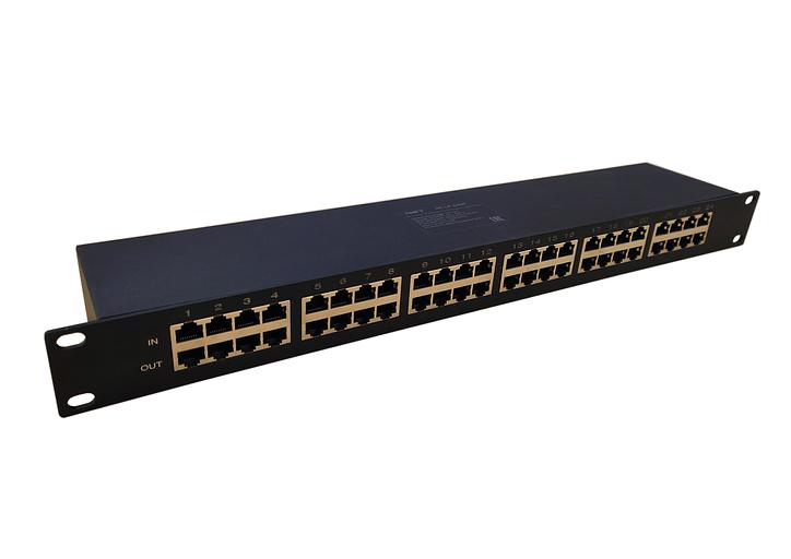 Устройство грозозащиты Gigabit Ethernet PoE на 24 канала New System Technologies (NST) NS-LP-24GP фото 3