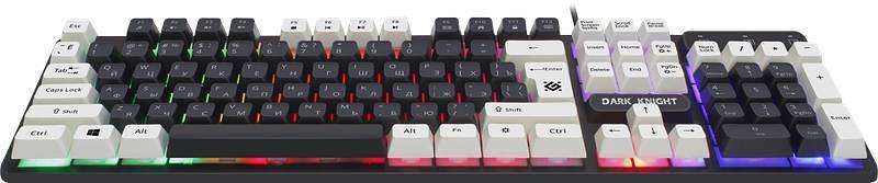 Клавиатура DARK KNIGHT GK-077 RU WH/BL 45078 DEFENDER фото 4