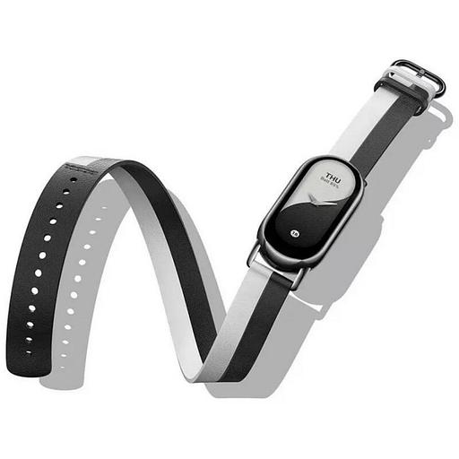 Ремешок для смарт-часов Xiaomi Smart Band 8 Double Wrap Strap - Black and White фото 2