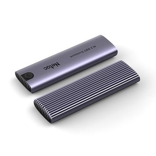 SSD Корпус Netac WH51 M.2 NVMe/SATA SSD Case, USB3.1 Gen2 10Gb/s to M-Key(M&B key) NVMe & SATA, Aluminum Cover, Compatible with 4 size of 2280/2260/2242/2230, with C to C and C to A cable фото 5