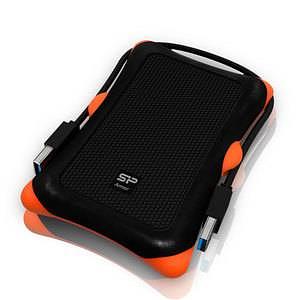 Silicon Power Portable HDD 1Tb Armor A30 SP010TBPHDA30S3K {USB3.0, 2.5", Shockproof, black} фото 1