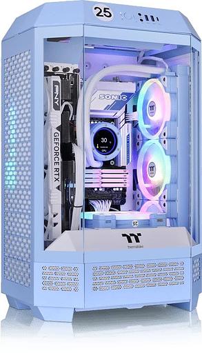 Корпус Thermaltake The Tower 300 Hydrangea без БП mATX 11x120mm 5x140mm 2xUSB3.0 1xUSB3.1 audio bott PSU фото 3