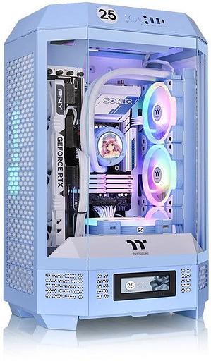 Корпус Thermaltake The Tower 300 Hydrangea без БП mATX 11x120mm 5x140mm 2xUSB3.0 1xUSB3.1 audio bott PSU фото 4