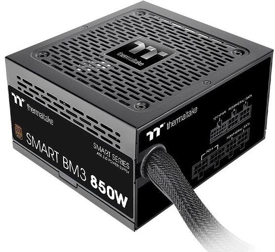 Блок питания Thermaltake ATX 850W Smart BM3 Gen.5 80+ bronze 24pin APFC 120mm fan 12xSATA Cab Manag RTL фото 1