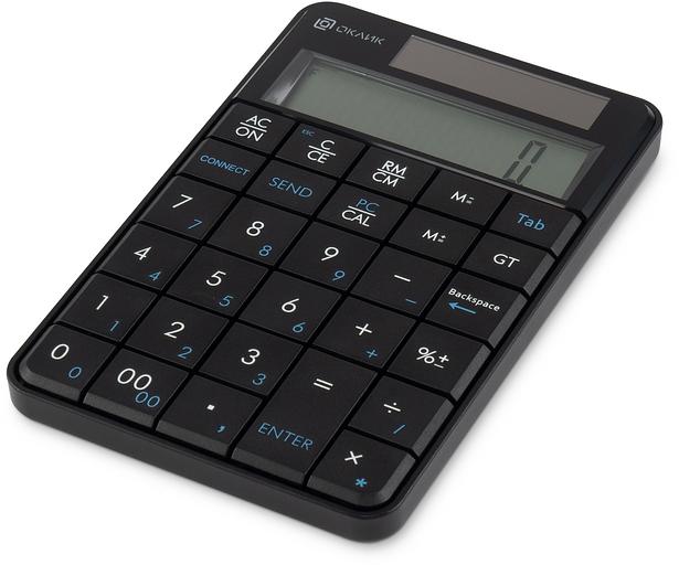 Клавиатура Оклик K604W черный USB беспроводная slim для ноутбука (1979325) фото 5