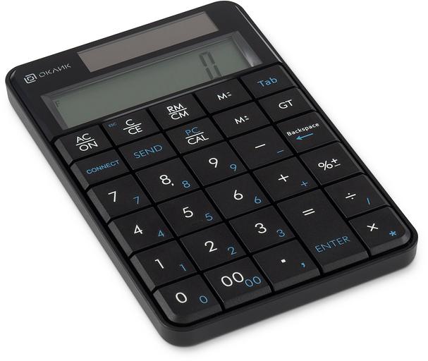 Клавиатура Оклик K604W черный USB беспроводная slim для ноутбука (1979325) фото 6