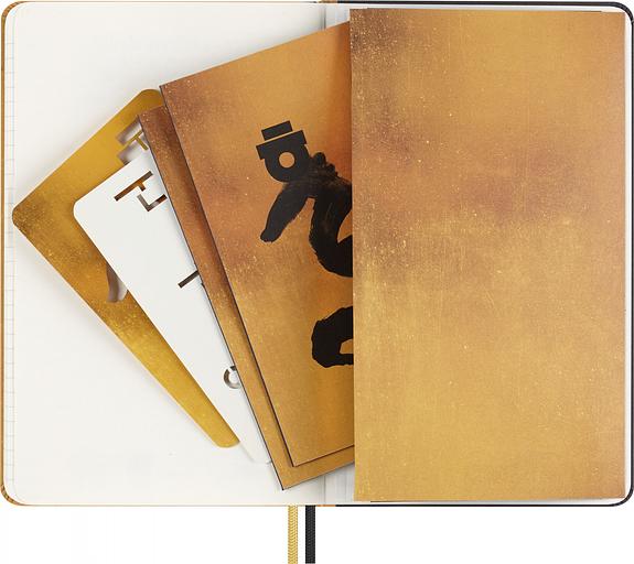 Блокнот Moleskine LIMITED EDITION YEAR OF THE DRAGON LECNYDRAGONQP060AS 130х210мм обложка текстиль 176стр. линейка золотистый Ahn Sang Soo фото 9