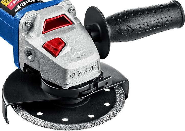 Углошлифовальная машина Зубр Профессионал УШМ-П125-1500 ЭПСТ 1500Вт 9500об/мин рез.шпин.:M14 d=125мм фото 3
