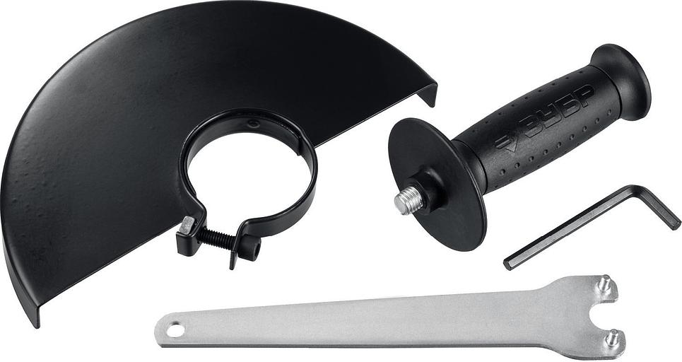 Углошлифовальная машина Зубр Мастер УШМ-230-2605 П 2600Вт 6600об/мин рез.шпин.:M14 d=230мм фото 4