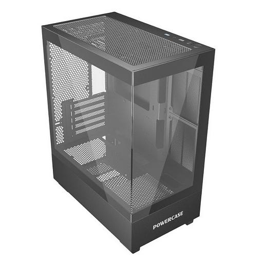 Корпус Powercase Vision Micro M, Tempered Glass, чёрный, mATX (CVMMB-L0) фото 2