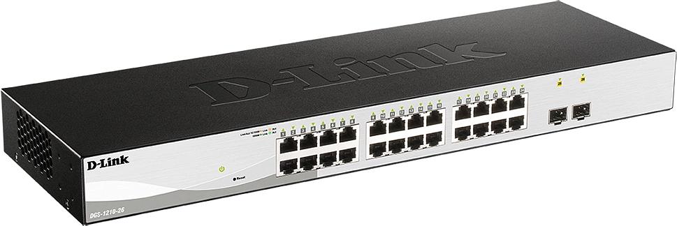 D-Link DGS-1210-26/FL2A Управляемый L2 коммутатор с 24 портами 10/100/1000Base-T и 2 портами 1000Base-X SFP фото 2