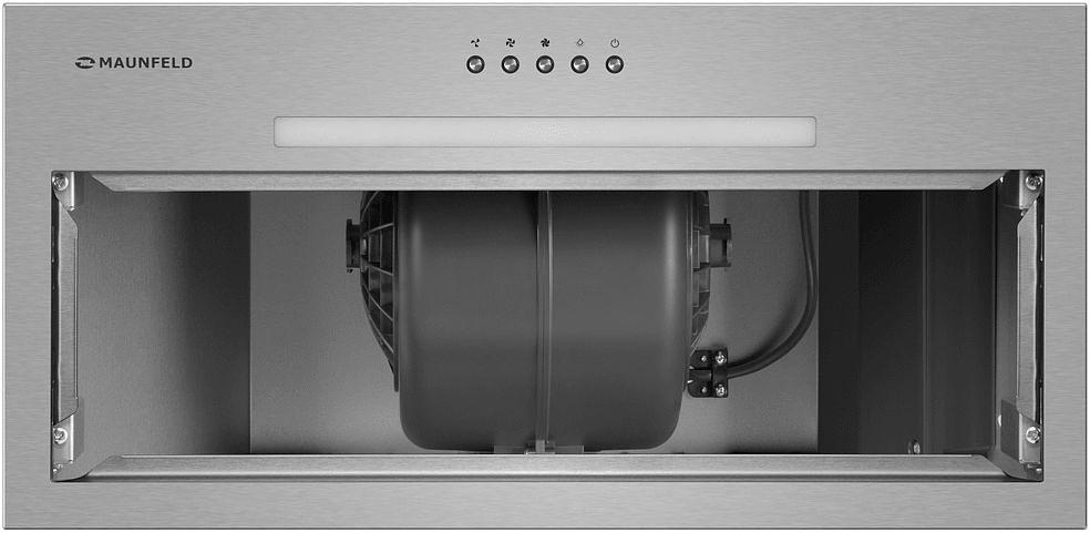 Вытяжка встраиваемая Maunfeld TRAPEZE 603EM нержавеющая сталь управление: кнопочное (1 мотор) фото 4