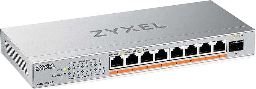 Коммутатор Zyxel XMG-108HP-EU0101F 8x2.5Гбит/с 1SFP+ 8PoE++ 100W неуправляемый фото 3