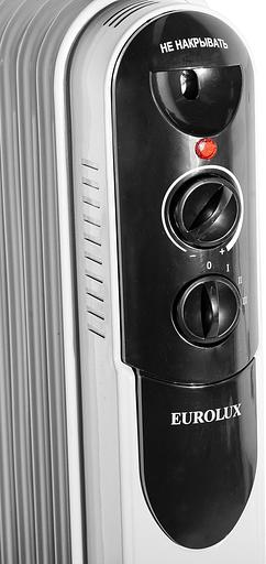 Радиатор масляный Eurolux ОМПТ-EU-9Н 2000Вт белый фото 6