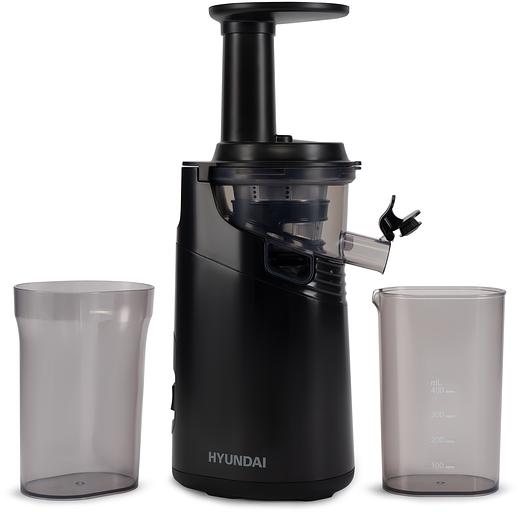 Соковыжималка шнековая Hyundai HY-JS2323 120Вт рез.сок.:400мл. черный фото 2