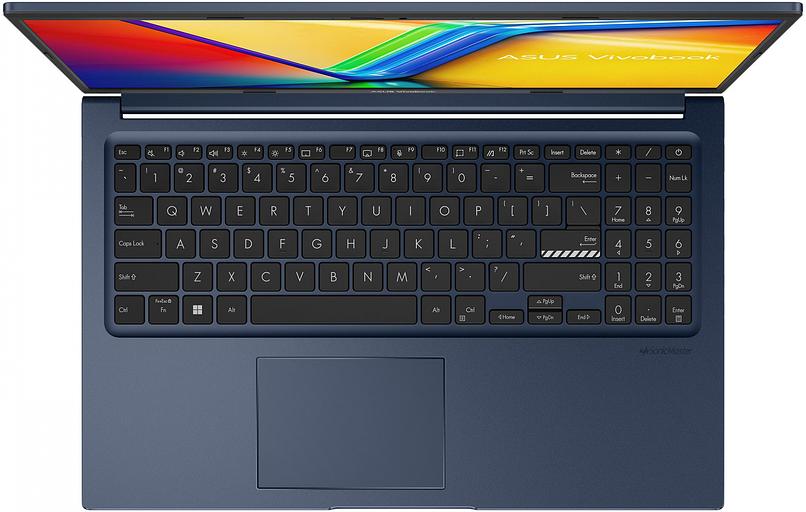 Ноутбук Asus Vivobook 15 X1504ZA-BQ1143 Core i3 1215U 8Gb SSD512Gb Intel UHD Graphics 15.6" IPS FHD (1920x1080) noOS blue WiFi BT Cam (90NB1021-M01NX0) фото 6