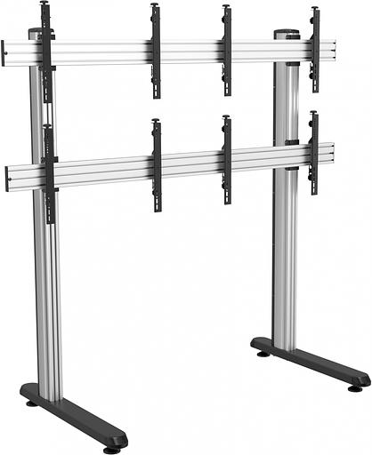 Стойка для телевизора Cactus CS-FS-TV4-PRO черный 32"-70" макс.50кг напольный мобильный фото 1