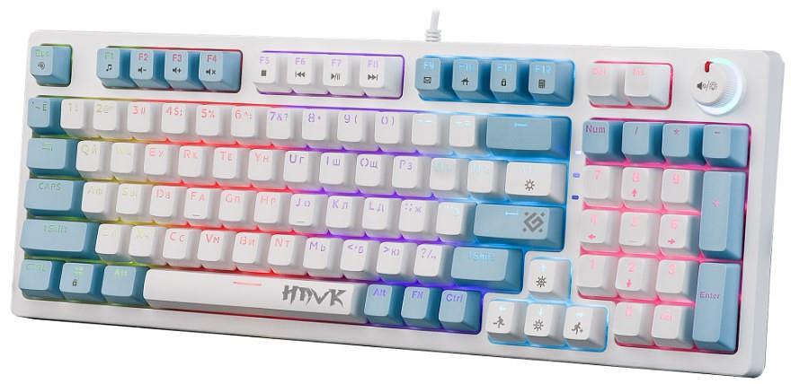 Клавиатура MECHANICAL HAWK GK-418 RU RGB 45421 DEFENDER фото 1
