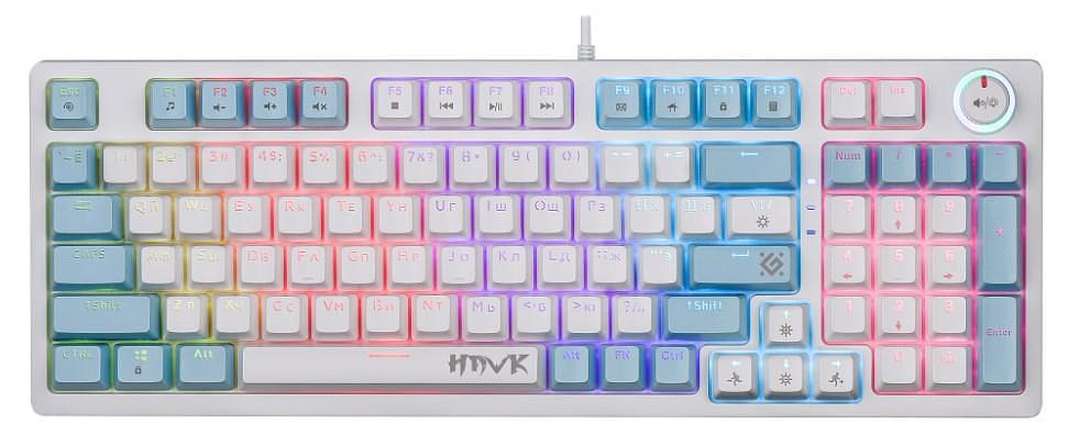 Клавиатура MECHANICAL HAWK GK-418 RU RGB 45421 DEFENDER фото 2