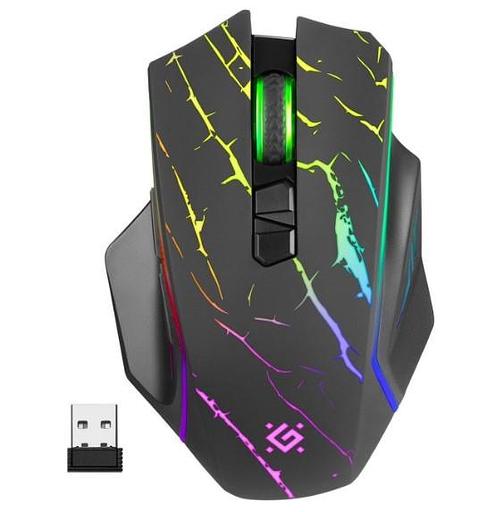 Мышка WRL URAN GM-503 BLACK LED,8D,3200DPI 52503 DEFENDER фото 1