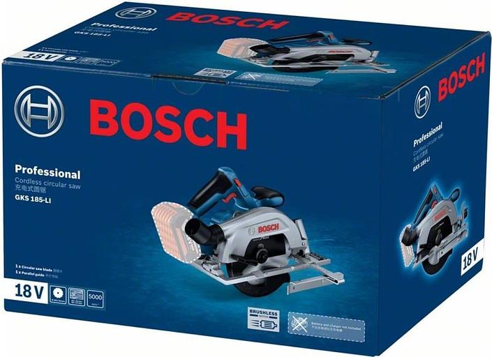 Циркулярная пила (дисковая) Bosch GKS 185-LI (ручная) фото 7