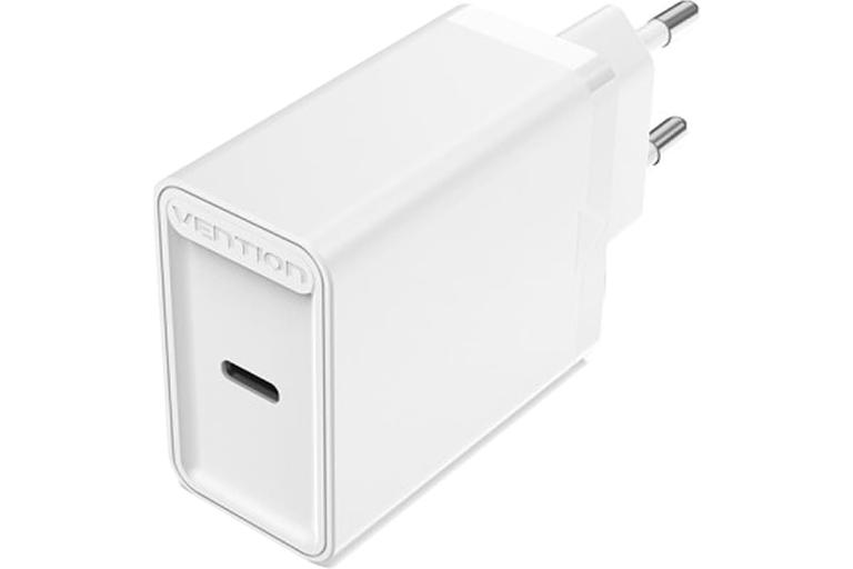 Сетевое зарядное устройство Vention на 1 порт USB C QC 4.0 Белый Vention FADW0-EU фото 1