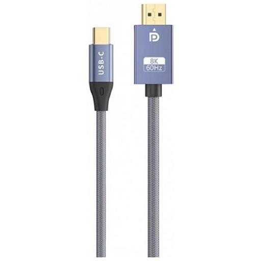 KS-is KS-536PB Кабель адаптер двунаправленный USB-C M DisplayPort 1.4 M, 1.8м премиум фото 1