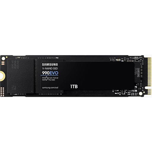 Твердотельные диски SSD M.2 (PCI-E NVMe 2.0 Gen 4.0 x4) 1Tb Samsung 990 EVO 1year (MZ-V9E1T0BW) фото 1