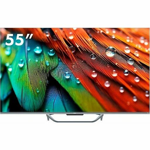55" Телевизор HAIER Smart TV S4, QLED, 4K Ultra HD, серый, СМАРТ ТВ, Android TV фото 1
