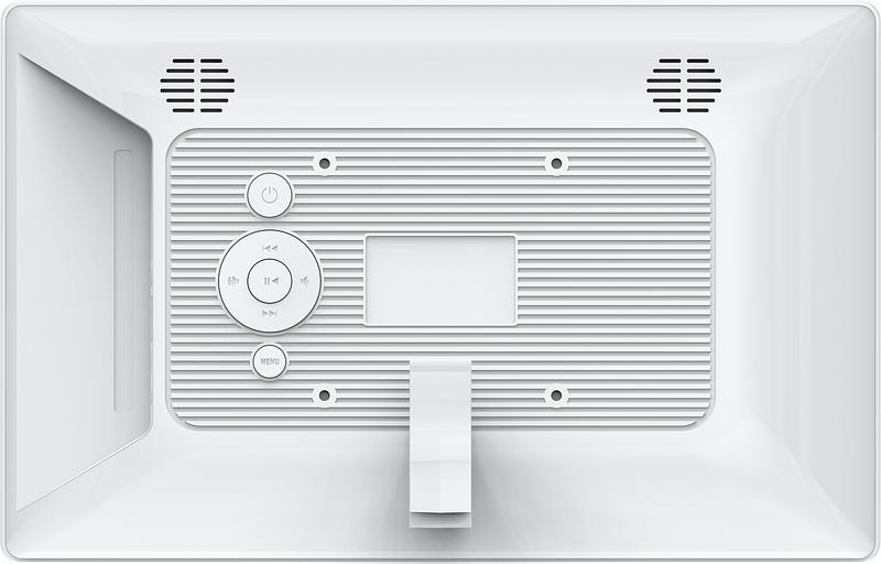 Фоторамка Digma 11.6" PF-1100 IPS 1366x768 белый пластик ПДУ Видео фото 4